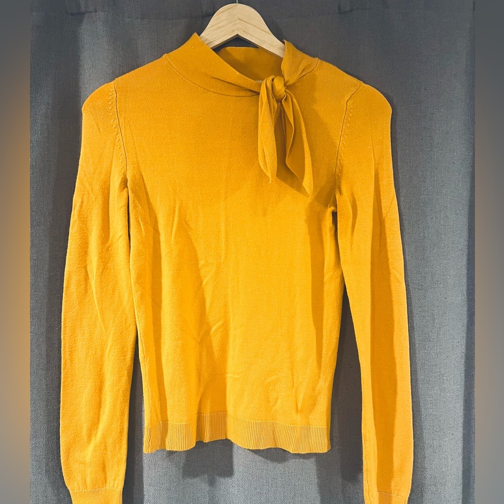 Elegant Mustard Yellow Women's Top